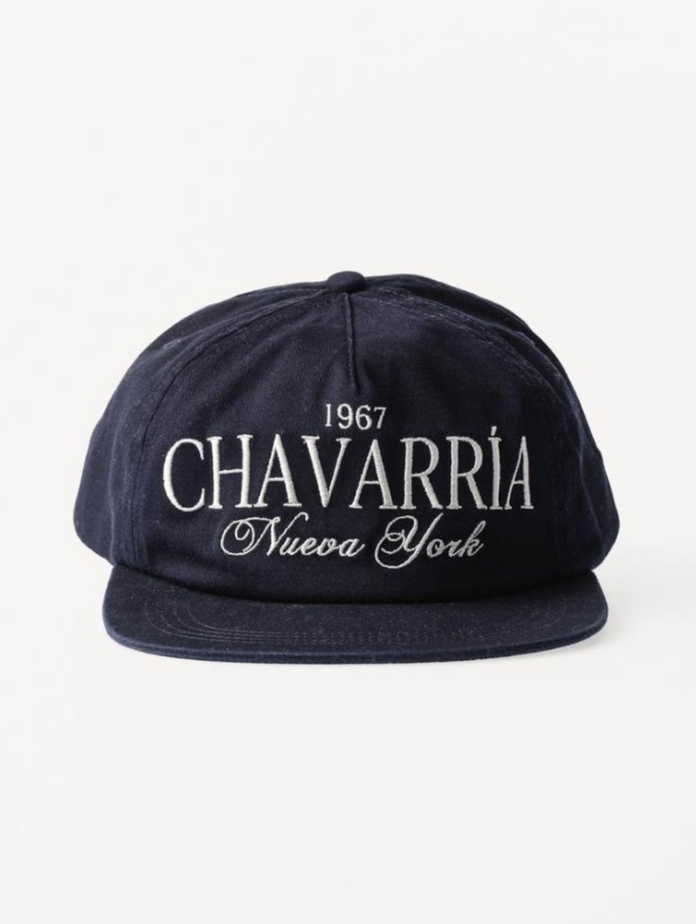 NWT WILLY CHAVARRIA  Zara Navy and White Baseball Cap with Embroidered Labels - Picture 12 of 12